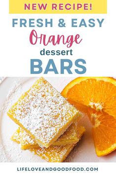 These Fresh and Easy Orange Bars perfectly combine tangy citrus and sweet, buttery goodness! With a crumbly crust and a smooth filling. These bars are versatile enough for any occasion, whether a casual treat, a brunch dessert, or something to bring to a party.