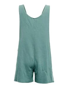 Lasaky - Plain playsuit with buttoned straps Casual Sleeveless Shortalls For Beach, Summer Green Jumpsuits And Rompers With Bib Front, Green Summer Shortalls Overalls, Summer Shortalls With Adjustable Straps And Bib Front, Summer Bib Front Shortalls With Adjustable Straps, Casual Green Jumpsuits And Rompers With Suspenders, Summer Bib Front Jumpsuit With Button Closure, Summer Bib Front Shortalls With Button Closure, Summer Bib Front Jumpsuits And Rompers With Button Closure