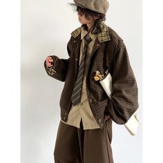 Cute Aesthetic Jackets, Scarves Outfits Men, British Men Fashion, Male Mori Kei, 2000s Japanese Fashion Male, Mori Fashion Men, Outfit Inspo Winter Men, Trans Masc Formal Wear, Nature Outfits Men