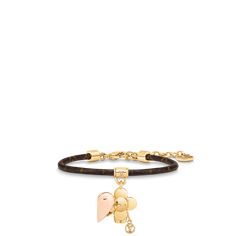 LOUIS VUITTON® - Vivienne Amour Bracelet - Monogram Luxury Bracelets With Logo Charm As Gift, Louis Vuitton Vivienne, Louis Vuitton Bracelet, Louis Vuitton Collection, Louis Vuitton Jewelry, Girly Accessories, Chanel Jewelry, Louis Vuitton Official, Couple Bracelets