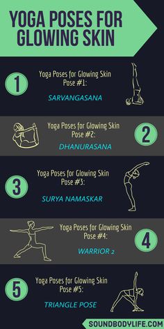 the top 10 yoga poses for glowing skin in this info sheet, you can see how to