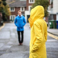 Buy Yellow raincoat from Ember&Earth and get free shipping to Europium countries. Travel Raincoat, Green Raincoat, Blue Raincoat, Rain Jacket Women, Waterproof Coat, Women's Wardrobe