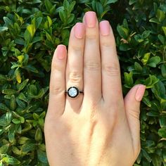 Georgian Engagement Rings, Dreamy Accessories, Onyx Engagement Ring, Diy Jewelry Projects, Art Deco Diamond Rings, Stunning Engagement Ring, Black Diamond Ring, Rings Engagement, Deco Ring