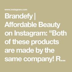 Brandefy | Affordable Beauty on Instagram: "Both of these products are made by the same company! Redken haircare gets a lot of buzz, but is this L’Oréal alternative comparable? Check out @anna.ev.pothier’s review of these rival shampoos 💆‍♀️

#ingredientsmatter #brandefy #brandefyapp #skintips #skincaretips #skincare #skincareroutine #skincareproduct #skincare101 #affordableglam #affordablemakeup #affordableskincare #sephora #ulta #beauty #beautyreviews #dupes #makeupdupes #skincaredupes #instabeauty #instaglam #crueltyfree #glowingskin #skincareaddict #selfcare" Affordable Beauty Products, Drugstore Makeup, Makeup Reviews, Best Makeup Products