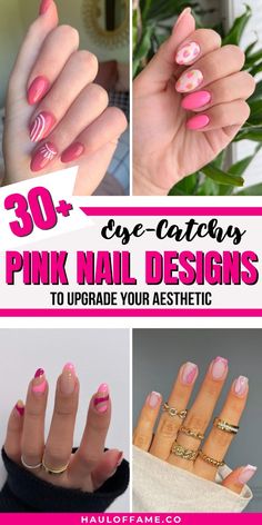 It can be tough to find pink nail designs that are cute, unique, and perfect for the holiday season. I’ve gathered the best girly pink nail ideas to give your nails a playful, festive touch! Save this pin to stay inspired for your next nail makeover or holiday gathering. Pink And Red Nail Designs, Cute Pink Nail Designs, Pastel Color Nails, Nail Makeover, Nails Inspiration Pink, Pink Nail Ideas, Cute Pink Nails, Perfect Manicure, Red Nail Designs