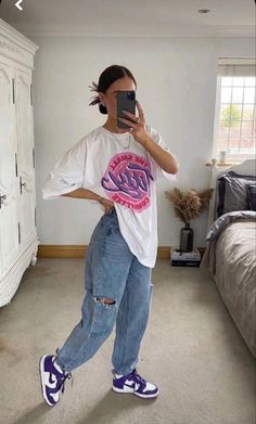 Outfits Highschool, School Outfits Highschool, Mode Zara, Neue Outfits, Tomboy Style Outfits, Looks Street Style, Streetwear Fashion Women, Swaggy Outfits, Tomboy Fashion