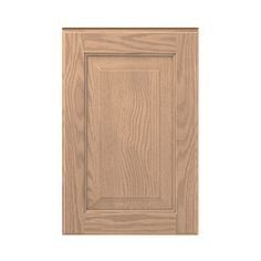 a wooden cabinet door on a white background