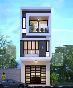 this is an image of a two story house