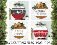 christmas svg cutting files - png - df