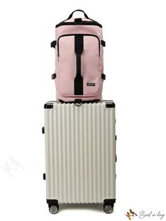 BirdinBag - Versatile Womens Travel Backpack for Weekend Getaways, Sports, and School, with Ample Storage Capacity Functional Pink Outdoor Backpack, Pink Functional Outdoor Backpack, Functional Pink Duffle Bag For Outdoor, Pink Functional Duffle Bag For Outdoor, Functional Portable Backpack Travel Bag, Functional Portable Standard Backpack Travel Bag, Functional Standard Backpack Travel Bag, Functional Portable Travel Backpack, Functional Pink Luggage