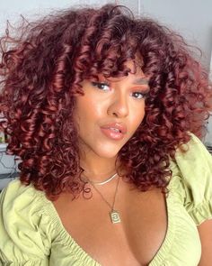 Short Afro Wigs, Red Hair Looks, Curly Afro Wig, Black Curly Wig, Red Ombre Hair, Red Hair Inspo, Red Curly Hair