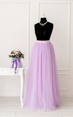 Lavender Long Pallete Tulle Skirt, 5 layers Lavender Wedding Tulle Skirt, Casual Tulle Skirt, Lavend Elegant Lavender Skirt For Party, Pink Maxi Skirt For Wedding, Pink Tulle Skirt For Wedding, Elegant Purple Wedding Skirt, Long Tulle Skirt Fabric For Wedding, Tulle Maxi Skirt For Bridesmaids, Elegant Purple Tutu Dress For Wedding, Tulle Skirt For Prom, Pink Tulle Maxi Skirt For Wedding