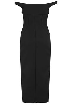 93% Polyamide 7% Elastane Structured Boning Midi Dress With Fitted Bodice, Luxury Structured Dresses, Elegant Structured Dinner Dresses, Structured Cocktail Dress With Fitted Bodice, Knee-length Fitted Bodice Dress With Structured Boning, Cocktail Dress With Fitted Bodice And Structured Shape, Sleek Sheath Midi Cocktail Dress, Tailored Structured Evening Dress, Luxury Midi-length Dress With Fitted Bodice