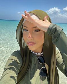 Green Hijab, Hijab Fashion Summer, Modest Fashion Hijab, Muslim Fashion Hijab Outfits