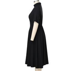 Catholic Women, Collar T Shirt, Button Front Dress, Collar Tshirt, Fit Flare Dress, Swing Dress, Fit & Flare, Flare Dress, Long Sleeve Shirts