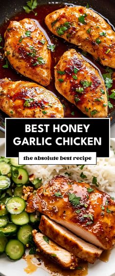 Image for Best Honey Garlic Chicken Honey Garlic Chicken Skillet, Honey Garlic Asian Chicken, Homey Chicken Recipes, Honey Garlic Chicken Recipes Easy, Honey Garlic Roasted Chicken, Recipe With Chicken And Rice, Best Honey Garlic Chicken, Chicken And Honey Recipes, Recipes With Baked Chicken