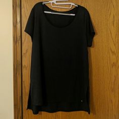 Lane Bryant Navy Shirt With Black Trim Along Neck. Soft Comfortable Material. New Without Tags Never Worn. No Size Tag I Would Say Best Fits Around A Size 14 Navy Shirt, Black Trim, Lane Bryant, Shirt Color, Size Tag, Black Blue, Blue Black, Colorful Shirts, Top Shirt