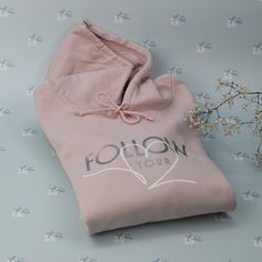 Your Heart, Hoodie Allen, Heart Hoodie, Soft Rose, Follow Your Heart, Follow You, Laundry Bag, Sweatshirts, Clothes For Women