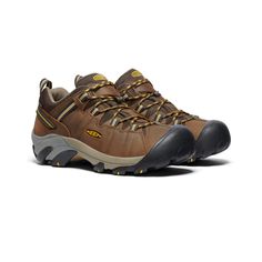 Men's Waterproof Hiking Shoes | Targhee II | KEEN Footwear Rugged Hiking Walking Shoes With Cushioned Footbed, Rugged Hiking Shoes With Cushioned Footbed, Rugged Walking Shoes With Cushioned Footbed For Hiking, Waterproof Low-top Walking Shoes For Outdoor Work, Low-top Hiking Boots With Vibram Sole For Outdoor, Low-top Hiking Boots With Vibram Sole For Outdoor Activities, Lace-up Walking Shoes With Cushioned Footbed For Hiking, Brown Low-top Work Boots For Outdoor, Brown Low-top Work Boots For Outdoor Activities