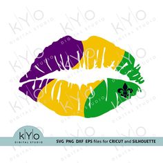 an image of a kiss on the lips svg file