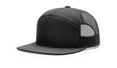 PRICES MAY VARY. Snap closure Machine Wash A new take on a classic style. This unique 7 panel trucker cap is designed to create a seamless front panel, perfect for any style of decoration. Part of our new Street | No Label product line, this on-trend cap is a blank canvas for your brand. Black Style SNAPBACK / FLAT BILL|ADJUSTABLE|MESH BACK Shape 7 Panel Structured Fabric Cotton Twill Visor Flat Sweatband Cotton Fit and Size Adjustable Snapback Black Six-panel Trucker Hat, Modern Black Snapback Hat, Black Trucker Snapback Hat Six-panel, Black Trucker Baseball Cap Six-panel, Modern Black Streetwear Hat, Classic Black Six-panel Trucker Hat, Adjustable Hat, Black Charcoal, Trucker Cap