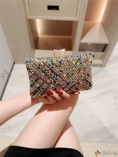 Bird in Bag - Luxurious Moonlit Evening Clutch Bag for Women's Formal Party Glamorous Multicolor Evening Bag For Party, Glamorous Multicolor Party Bags, Elegant Multicolor Bags For Night Out, Glamorous Multicolor Evening Bag, Multicolor Rectangular Evening Bag For Parties, Glamorous Multicolor Clutch For Party, Glamorous Multicolor Bags For Formal Occasions, Multicolor Clutch Bag For Party, Glamorous Multicolor Evening Bag For Formal Occasions