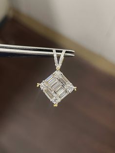 lab Diamond Pendant, Earing & Ring   F U L L ∙ D E T A I L S  *Gold carat: 14 K *Gold Color: Yellow Gold (Pink & White Optional) *Gold Weight : 10.144 Grams *Diamond Weight : 5.93 Carats * No Of Diamonds : 87 Psc *Diamond Quality: EF VVS Lab Created Diamonds * Diamond Setting : illusion Like Pie Cut / PAVE * Earring Size: 10 mm X10mm, Pendant 10 mm Plus Bell, Ring center 10 mm * Earring Screw : Twisting Style  SHIPPING  IF YOU CAN PUT YOUR SELECTION IN YOUR CART, IT'S IN STOCK AND WILL SHIP WITHIN 5 WORKING DAYS! ** W A N T ∙ T O ∙ S E E ∙ M O R E ?** FOLLOW "Blingory24" ON INSTAGRAM Vvs Diamond, Diamond Pendants, Diamond Necklace Set, F U, Diamond Settings, Colour Yellow, Gold Colour, Gems Jewelry, Lab Created Diamonds