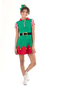 Elf Sk8r Dress Christmas Elf Dress, Christmas Dress Up, Elf Dress, Christmas Outfits, Affordable Dresses, 12 Days Of Christmas, Party Shop, Going Out Dresses, Christmas Dress