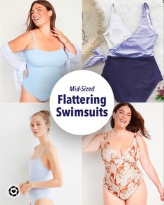 All four of these one piece swimsuits are so comfortable and flattering! I am a size 12 curvy mid-sized girl and I love how confident I feel in each of these! The H&M style is already sold out but I linked a similar one. The Cupshe suit can also be found on Amazon and it’s my absolute favorite! I love how confident I feel in these while on vacation! Midsize | swim | swimsuits | vacation outfit | flattering | affordable | h&m | old navy | size inclusive | under $50 Follow my shop @Maggieonthemo Midsize Swimsuit, Midsize Swim, Curvy Swim, Albion Fit, H&m Fashion