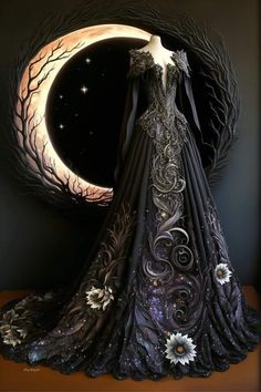 Mode Tips, Fantasy Clothes, Fantasy Outfits, Fantasy Dresses, Dress Design Sketches, Fantasy Gowns, Fairytale Dress, Fantasy Costumes, Flower Lace