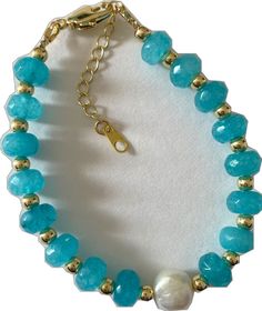 Parisian Blue, Turquoise Crystals, Turquoise Crystal, Heart Hoop Earrings, Necklace And Bracelet, Parisian Chic, Black Necklace, Blue Necklace, Gold Beads