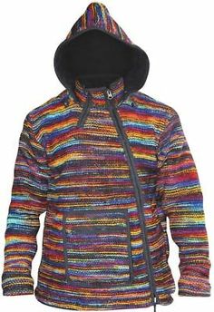 Chaqueta Para Hombre Hippie Invierno Abrigo TyeDye Festival De Lana Con Capucha Forro Polar Suéter | eBay Winter Hippie, Hippie Sweaters, Hippie Hoodie, Hippie Jacket, Wool Hoodie, Festival Jacket, Estilo Hippie, Cross Neck, Cozy Jacket