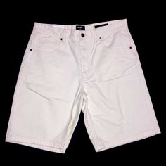 Comfortable White Jean Shorts Waist 32 2 Pockets In Front, 2 Pockets In Back Belt Loops Cotton On Australia, White Jean Shorts, Shorts White, Black Denim Jeans, Short Waist, Black Denim Shorts, Cotton On, Black Denim, White Jeans