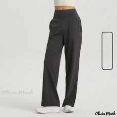 Olivia Mark - Luxurious Yoga Pants for Comfortable Wear Female Pants, Wide Leg Yoga Pants, Fitness Studio, Maxi Dress Formal, Sports Pants, Blue White And Black, Sweaters And Leggings, Active Wear Outfits, Short Leggings