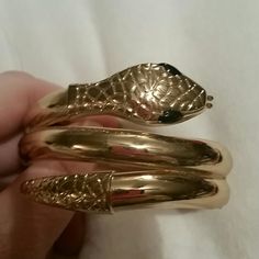 Brand New Never Worn. Do Not Have The Original Box. Gold Tone Snake Hinge Bracelet. Metal Hinged Bracelets For Gifts, Hinged Metal Bracelets As A Gift, Hinged Metal Bracelet As A Gift, Hinged Metal Bracelet Gift, Hinge Bracelet, Hinged Bracelet, Womens Jewelry Bracelets, Hinges, The Original