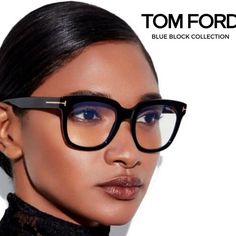 Tom Ford Eyeglasses. Color Code: 001. Shape: Square. Lens Width: 50 Mm. Lens Bridge: 22 Mm. Arm Length: 145 Mm. Frame Material: Plastic. Frame Color: Shiny Black. Lenses Type: Blue Light Block. Rim Style: Full-Rim. Tom Ford Blue Light Block Square Men's Eyeglasses Ft5542-B 001 50. Manufacturer's Packaging Included. Packaging Size And Color May Vary. General Frame Color Shiny Black Information Brand Tom Ford Gender Mens Model Ft5542-B 001 50 Details Series Number Ft5542-B Color Code 001 Lens Blue Thick Frame Eyeglasses Women, Tom Ford Glasses Women, Tom Ford Frames Women, Tom Ford Eyeglasses Women, Bold Glasses, Tom Ford Prescription Glasses, Tom Ford Oversized Sunglasses, Tom Ford Eyeglasses, Glasses Frames Trendy