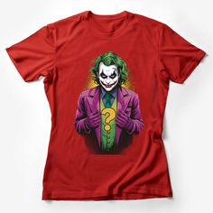 Comic Villain T-Shirt, Graphic Tee, Men's Women's Unisex, Casual Fashion, Villain Fan Art, Trendy Character Tee, Pop Culture Shirt, Unique Illustration, Bold Colors, Gift Idea Female T-Shirt Custom graphic T-Shirt.Customize your color Casual Character Print T-shirt For Comic-con, Character Print T-shirt For Comic-con, Cheap Pop Culture T-shirt With Character Print, Pop Culture T-shirt With Character Print For Comic-con, Comic-con Character Print Graphic Tee, Pop Culture Shirts, Comic Villains, Bold Colors, Custom Shirts