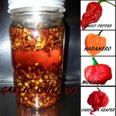 an image of some food in a glass jar with instructions on how to make it