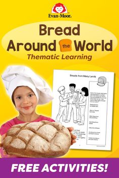 image of bread, elementary worksheets and child Spring Learning Activities, Early Reading Activities, Spring Lessons, Science Reading