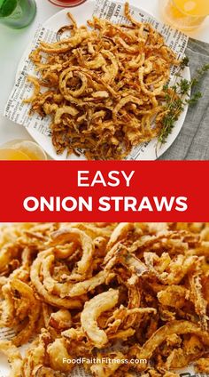 Crispy Onion Chips, Onion Straws Recipe, Onion Straws, Onions Recipes, Youtube Recipes, Dairy Free Low Carb, Snack Smoothie, Slow Cooker Pasta, Easy Healthy Eating