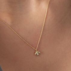 "Bee Necklace, Bubmle Bee Necklace Gold, Bee Necklace Long Chain, Dainty Bee Necklace, Tiny Bee Pendant, Miniature Bee Charm, Bee Charm Bulk All of our products has the stamp \"585\" on them. (which states that this is real gold) Gold lock necklace 1.37 gr and the chain length is 42 cm. There may be +/- 0.15 change in gram information due to production. Your products will be shipped with free shipping UPS express within 1-3 business days. Quality control has been done. Gold lock pendant is Anti Bumble Bee Necklace, Evil Eye Necklace Gold, Lock Pendant, Four Leaf Clover Necklace, Lock Necklace, Gold Armband, Bee Pendant, Gold Bee, Bee Necklace