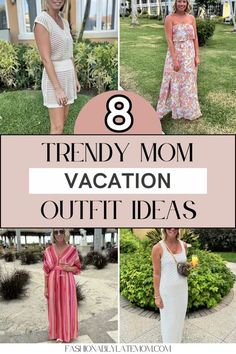 Mom Beach Vacation Outfits, Boracay Outfit, Beach Vacation Wardrobe, Mexico Vacation Outfits, Mom Style Inspiration, Casual Mom Style