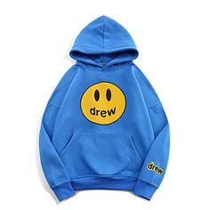 Drew House Hoodie, Drew House, Hoodie Drawing, Casual Street Wear, Couples Sweatshirts, Hoodie And Sweatpants, Hoodie Brands, Couples Hoodies, Smiling Face