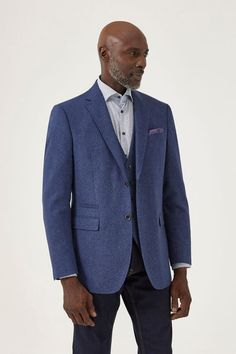 first very well and is exactly as advertised! Best Pants For Men, Country Gentleman, Blue Shirts, Mens Suit Jacket, Blue Tweed, Wool Blend Jacket, Latest Mens Fashion, Tweed Fabric, Single Breasted Jacket