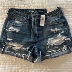 Brand New, Great Shorts. Msrp $50 Country Fits, American Eagle Jean Shorts, School Fits, American Eagle Jeans, Fashion Ideas, Low Rise, Jean Shorts, American Eagle Outfitters, American Eagle