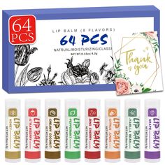 PRICES MAY VARY. 🍒【Flavored Lip Balm】Lip balm set contains 48 Pack /8 naturally flavors -Honey, Vanilla, Mint, Coconut, Strawberry, Cherry, Orange, Grape. You will get 6 pack and each containing 8 chapsticks 🥥【Natural Lip Balm】 Formulated with beeswax and nourishing ingredients. Our lip balms are free from petroleum, chemicals, gluten, or phthalates. Non-GMO and gentle on your lips 💄【All-Day Lip Care】The 48 Pack Lip Balm has the perfect ingredients for moisturizing your lips: olive oil, cocon Peppermint Smell, Dry Cracked Lips, Strawberry Lip Balm, Vanilla Lip Balm, Lip Balm Set, Flavored Lip Balm, Cracked Lips, Natural Lip Balm, Moisturizing Lip Balm