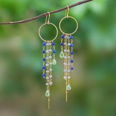 Waterfall Earrings, Waterfall Necklace, Wire Jewelry Rings, Earring Inspiration, Earring Designs, Earring Making, Bead Ideas, Earring Ideas, Earrings Inspiration