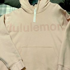 Brand New Baby Pink Lululemon Hoodie. No Tags Size 6 Super Soft Cute Wear. Light Pink Lululemon Jacket, Lululemon Relaxed Fit Hooded Hoodie, Lululemon Long Sleeve Sporty Hoodie, Lululemon Hoodie With Double-lined Hood For Winter, Lululemon Hoodie With Double-lined Hood, Lululemon Hoodie, Lulu Leggings, High School Outfits, Colorful Hoodies