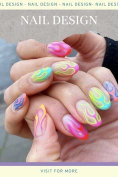 #BEAUTY, #RELATIONSHIPS #Fashion #Animals #Outfits #Winter Outfits #Animals Flame Nails, Flame Nail Art, Nail Design Glitter, Neon Nail Designs, Colorful Nail, Long Nail Designs, Round Nails, Colorful Nail Designs, Neon Nails