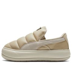 (WMNS) PUMA Suede Mayu Slip-on Sneakers Ivory 383827-02 (SNKR/Skate/Light/Casual/Women's) Puma Suede, Slip On Sneakers, Your Perfect, Slip On, Sneakers